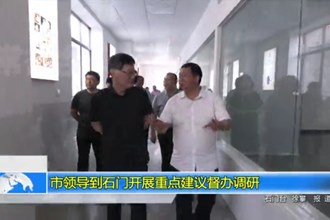 市领导到石门开展重点建议督办调研