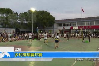 武陵：乡村排球赛开赛