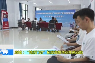 鼎城：“简历门诊”拓宽高校毕业生就业路