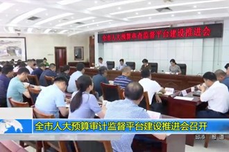 全市人大预算审计监督平台建设推进会召开