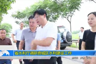 省水利厅调研鼎城区水利建设工作