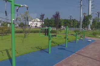 鼎城三滴水社区公园：昔日垃圾堆 如今休闲地