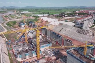 石澧航道：不惧“烤”验 项目建设如火如荼