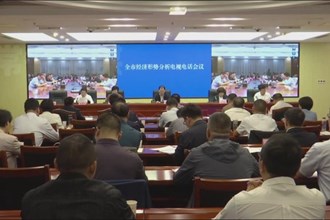 周振宇主持召开全市经济形势分析电视电话会议