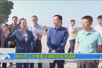 荆州市人大常委会调研组来常调研