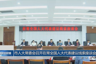 市人大常委会召开在常全国人大代表建议线索座谈会