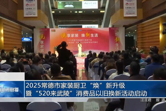 2025常德市家装厨卫焕新升级暨“520来武陵”消费品以旧换新活动启动