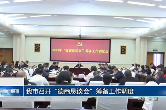 常德市召开“德商恳谈会”筹备工作调度