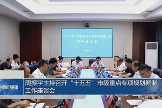 周振宇主持召开“十五五”市级重点专项规划编制工作座谈会