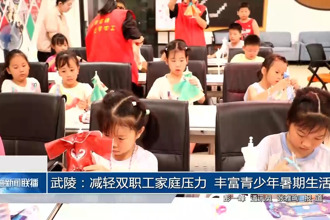 武陵：减轻双职工家庭压力 丰富青少年暑期生活