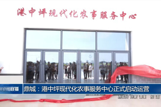 鼎城：港中坪现代化农事服务中心正式启动运营