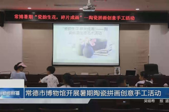 常德市博物馆开展暑期陶瓷拼画创意手工活动