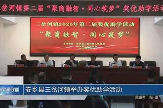 安乡县三岔河镇举办奖优助学活动