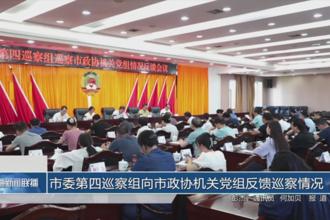 市委第四巡察组向市政协机关党组反馈巡察情况
