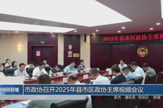 市政协召开2025年县市区政府主席视频会议