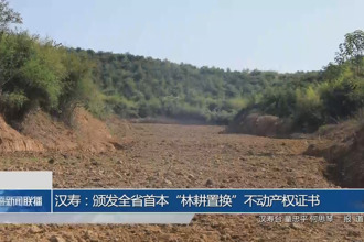 汉寿：颁发全省首本“林耕置换”不动产权证书