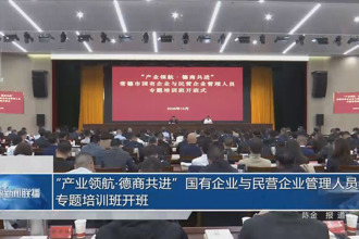 “产业领航•德商共进”国有企业与民营企业管理人员专题培训班开班