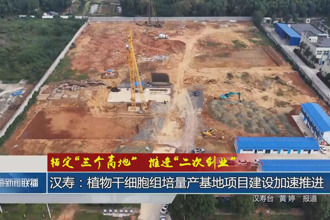 汉寿：植物干细胞组培量产基地项目建设加速推进