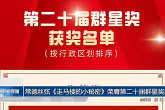 常德丝弦《走马楼的小秘密》荣膺第二十届群星奖