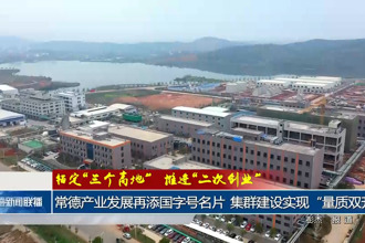 常德产业发展再添国字号名片 集群建设实现“量质双升”